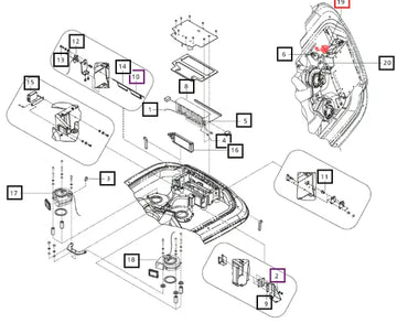 Mahindra Tractor Hvac Harness Sub-assembly E007517452D1 Mahindra Direct Parts
