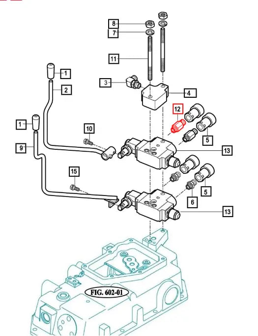 Mahindra Tractor Hydraulic 1/2" Union L60 17995080931 Mahindra