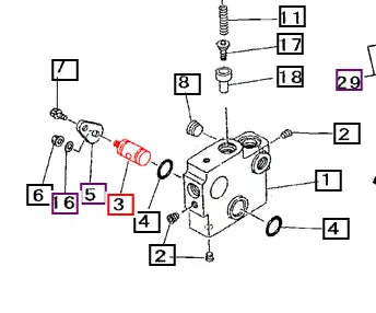 Mahindra Tractor Hydraulic Block Shaft 19632525000 Mahindra Direct Parts
