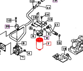 Mahindra Tractor Hydraulic Filter 11812303000 Mahindra Direct Parts