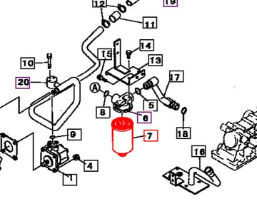 Mahindra Tractor Hydraulic Filter 11812303000 Mahindra Direct Parts