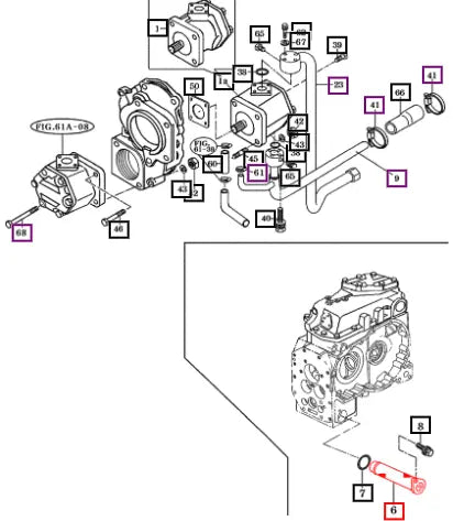 Mahindra Tractor Hydraulic Filter (Suction) 15645153000 Mahindra Direct Parts