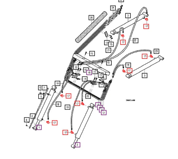 Mahindra Tractor Hydraulic Fitting / Adapter 36313530021 Mahindra Direct Parts