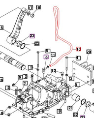 (Sold Out) Mahindra Tractor Hydraulic Hose 7×650 09804070653