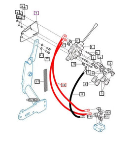 Mahindra Tractor Hydraulic Hose 86003004052 Mahindra Direct Parts