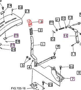 Mahindra Tractor Hydraulic Lever Grip 10302444000 Mahindra Direct Parts