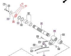 Mahindra Tractor Hydraulic Lift Arm 007200628B1