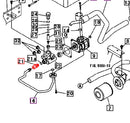 Mahindra Tractor Hydraulic Line Nipple 15mm 06203115171 Mahindra Direct Parts