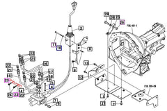 Mahindra Tractor Hydraulic Line Retainer Clip 19482221AG0