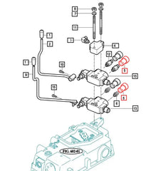 Mahindra Tractor Hydraulic Male Quick Disconnect 000051683D01