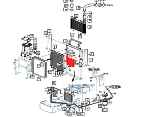 Mahindra Tractor Hydraulic Oil Cooler 14721062003 Mahindra
