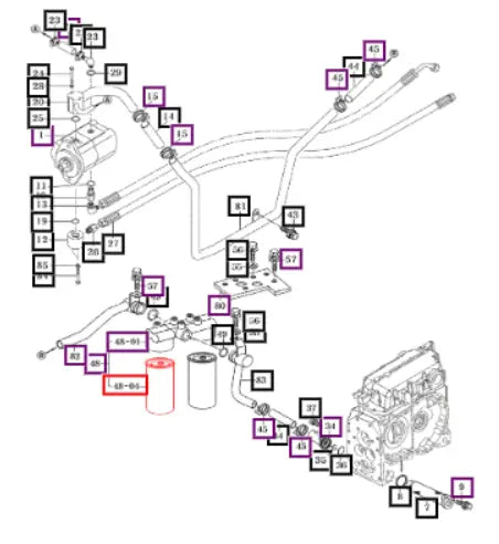 Mahindra Tractor Hydraulic Oil Filter 17685153140 Mahindra Direct Parts