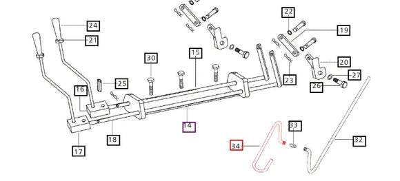 Mahindra Tractor Hydraulic Pipe - Union to Aux Valve P Port 007603328B91 Mahindra Direct Parts