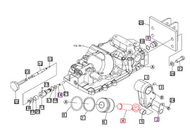 Mahindra Tractor Hydraulic Piston Rod 19562405000 Mahindra Direct Parts