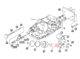 Mahindra Tractor Hydraulic Piston Rod 19562405000 Mahindra Direct Parts