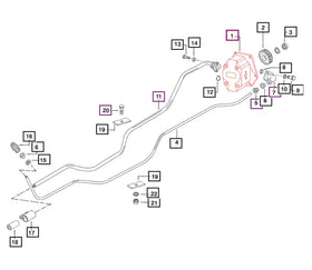 Mahindra Tractor Hydraulic Pump 005557415R91 Mahindra