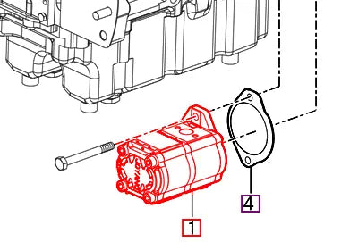 Mahindra Tractor Hydraulic Pump 12625103100 Mahindra Direct Parts