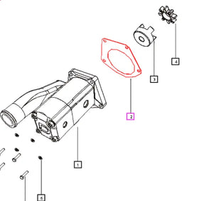 Mahindra Tractor Hydraulic Pump Gasket 000703851R2 Mahindra