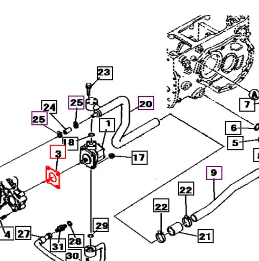 Mahindra Tractor Hydraulic Pump Gasket 67700-20101 Mahindra