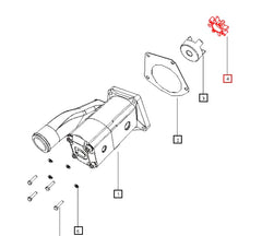 Mahindra Tractor Hydraulic Pump Lovejoy Spider 006000598F1