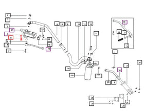 Mahindra Tractor Hydraulic Pump Seal Kit  007202847D91 Mahindra
