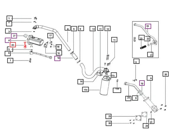 Mahindra Tractor Hydraulic Pump Seal Kit  007202847D91 Mahindra