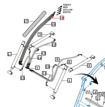 Mahindra Tractor Hydraulic Quick Connect Male V7740010601 Mahindra Direct Parts