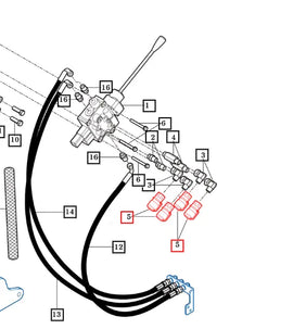 Mahindra Tractor Hydraulic Quick Disconnect Female 16495301000 Mahindra Direct Parts