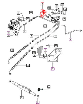 Mahindra Tractor Hydraulic Steering Valve ( HSU) 007205790C92 Mahindra