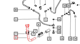 Mahindra Tractor Hydraulic Suction Pipe 007220975K91 Mahindra Direct Parts
