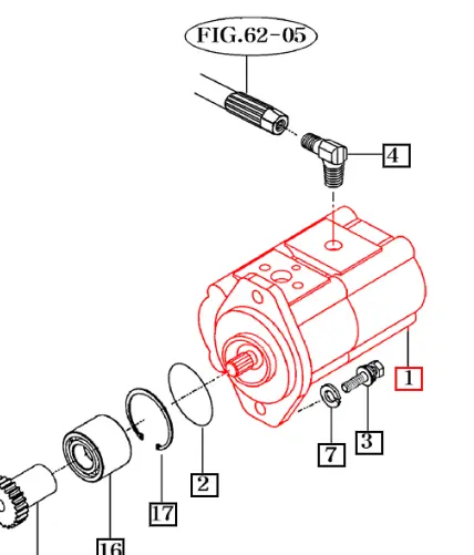 Mahindra Tractor Hydraulic Tandem Pump 14575103100 Mahindra Direct Parts