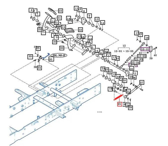 Mahindra Tractor Hydrostatic Pedal Return Spring 14722310033 Mahindra
