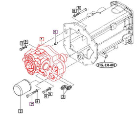 Mahindra Tractor Hydrostatic Transmission Unit 14722302000 Mahindra Direct Parts