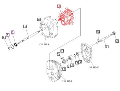 Mahindra Tractor Hydrostatic Transmission Unit 19571301000