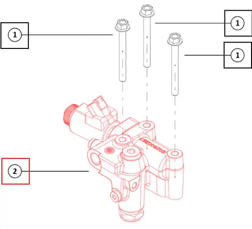 Mahindra Tractor IPTO Valve 007219763K91 Mahindra Direct Parts