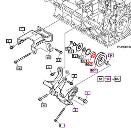 Mahindra Tractor Idle Pulley Bearing 06.31440-0710 Mahindra Direct Parts