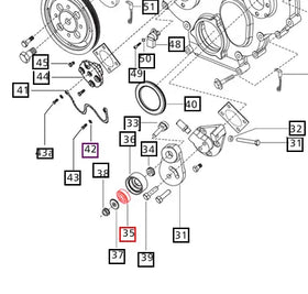 Mahindra Tractor Idler Bearing 006008401F1 Mahindra Direct Parts