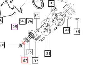 Mahindra Tractor Idler Pulley Dust Cover 006009750F1 Mahindra Direct Parts