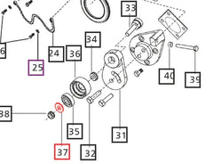 Mahindra Tractor Idler Pulley Dust Cover 006009750F1