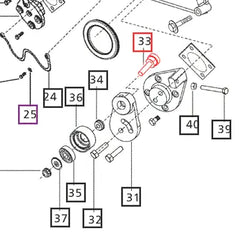 Mahindra Tractor Idler Shaft 006009748F1