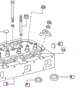 Mahindra Tractor Injection Nozzle Holder Stud 005553706R1 Mahindra Direct Parts