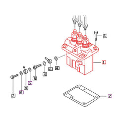 Mahindra Tractor Injection Pump 31B6505070 Mahindra