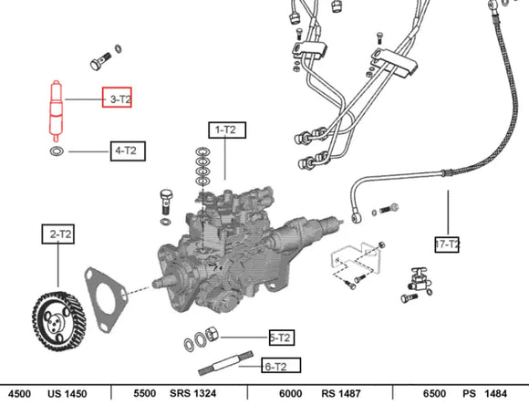 Mahindra Tractor Injector 006000870F1 Mahindra