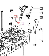 Mahindra Tractor Injector Copper Washer 006028437H1