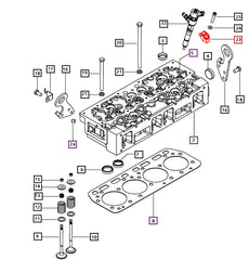 Mahindra Tractor Injector Hold Down 006019619D1