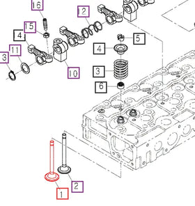 Mahindra Tractor Inlet Valve E630113111 Mahindra Direct Parts