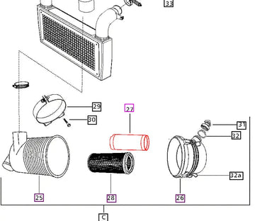 Mahindra Tractor Inner Air Filter 006000790F1 Mahindra