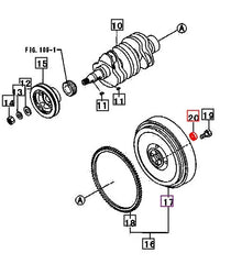 Mahindra Tractor Input Shaft Pilot Bearing MM412929