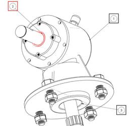Mahindra Tractor Input Shaft Seal RW201 Mahindra Direct Parts