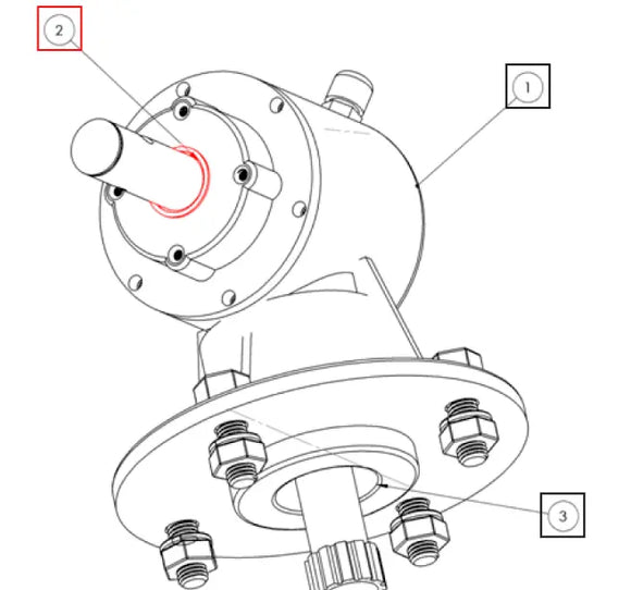 Mahindra Tractor Input Shaft Seal RW201 Mahindra Direct Parts